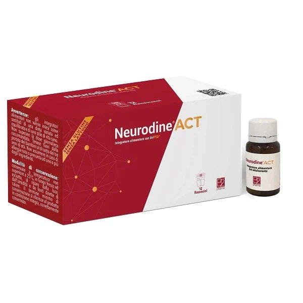 B2pharma Neurodine Act 12 flaconcini da 10 ml Integratori