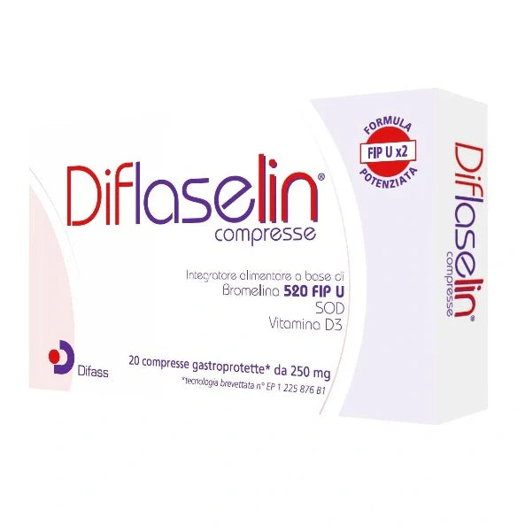 Difass International Diflaselin 20 compresse gastroprotette Integratori