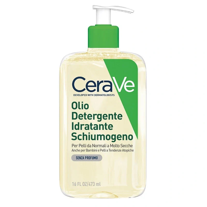 Cerave olio detergente idratante 473 ml, Detergenti