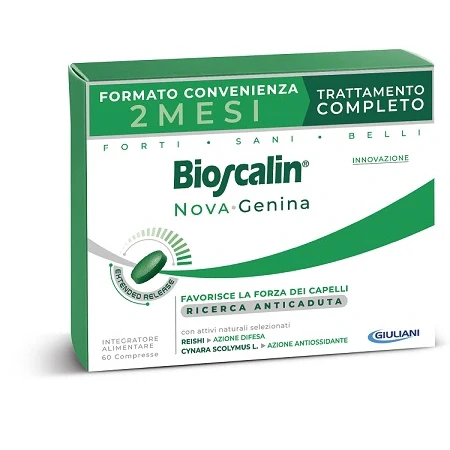 Bioscalin Nova Genina 60 Compresse, integratore per capelli e unghie