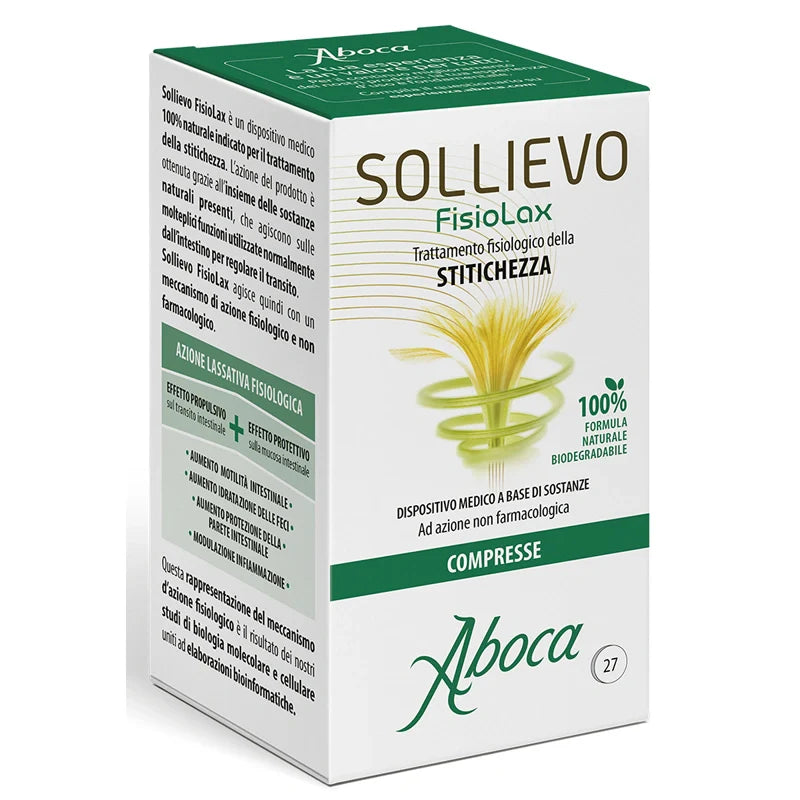 Aboca Sollievo FisioLax 27 compresse Dispositivo medico