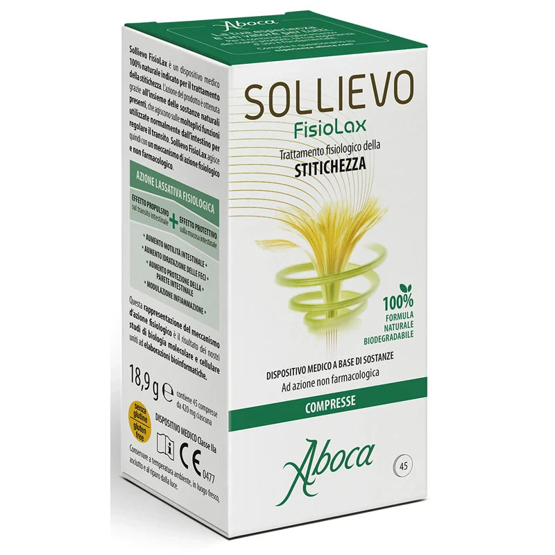Aboca Sollievo FisioLax 45 compresse Dispositivo medico
