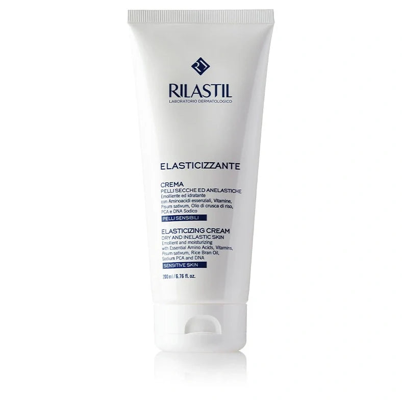 Rilastil Elasticizzante Crema 200 ml, cosmetico idratante per pelli secche