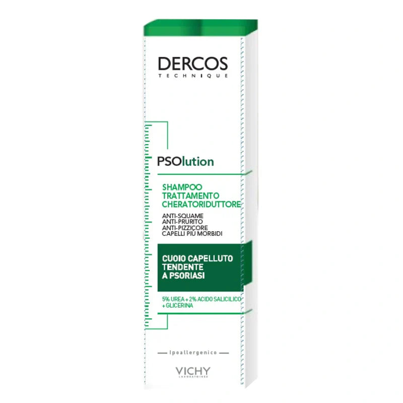 Vichy Dercos Shampoo Psolution 200 ml, Cosmetici