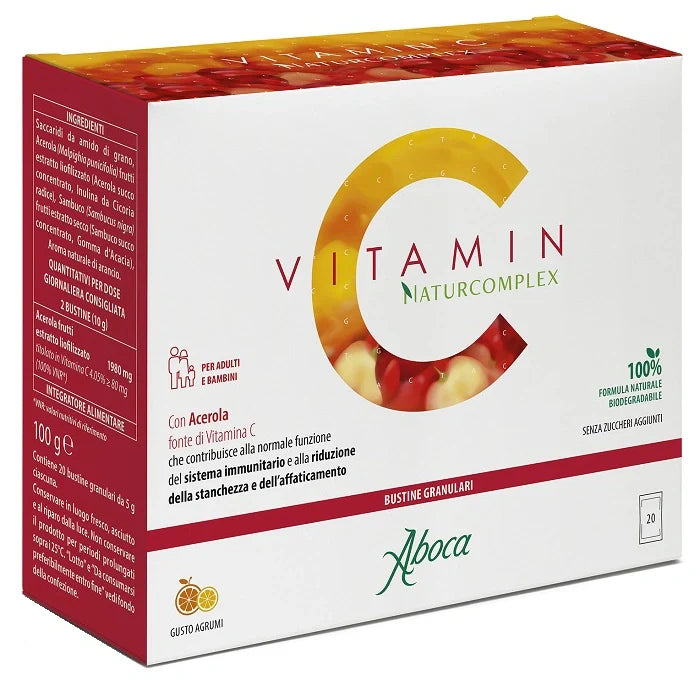 Aboca Vitamin C Naturcomplex 20 Bustine Integratori
