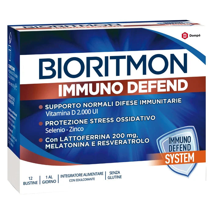Dompe Farmaceutici Bioritmon Immuno Defend 12 Bustine Integratori