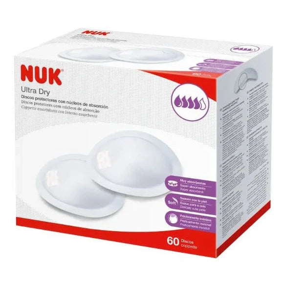 Nuk Coppette Assorbilatte Ultra Dry 60 Pezzi Parafarmaci