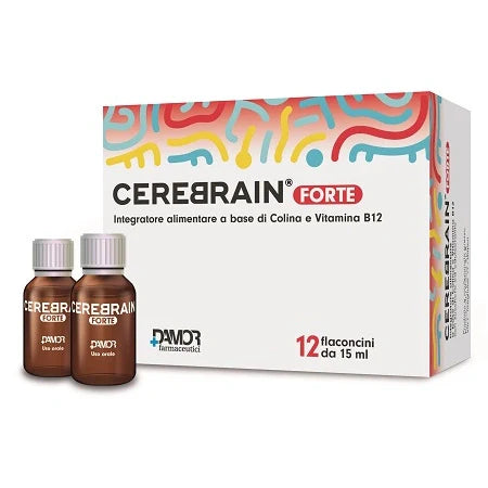 Farmaceutici Damor Cerebrain Forte 12 flaconcini da 15 ml Integratori