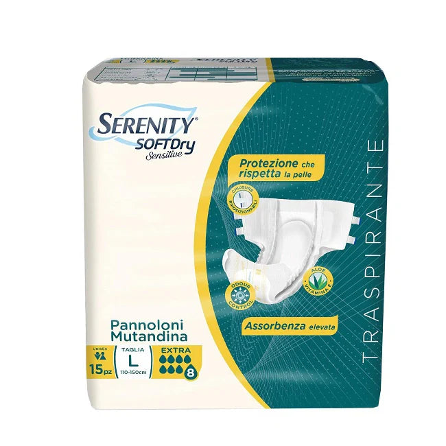 Serenity Pannoloni SD Sensitive Extra L 15pz Dispositivo medico