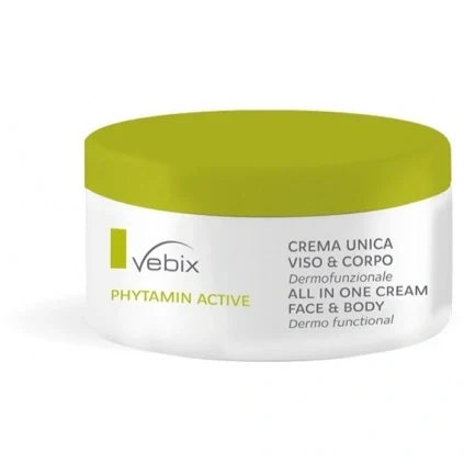 Vebix Phytamin Crema Unica 300 ml, cosmetico idratante per viso e corpo