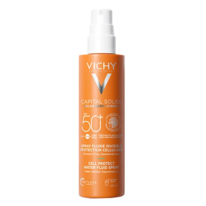 Vichy Capital Soleil Spray Solare SPF50+ 200ml, cosmetico solare