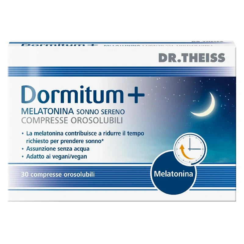 Naturwaren Theiss Melatonina Sonno 30 Compresse Integratori