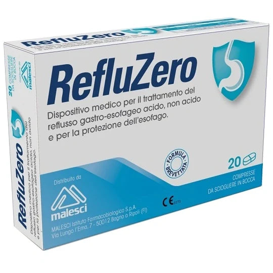 Malesci RefluZero 20 compresse Dispositivo medico