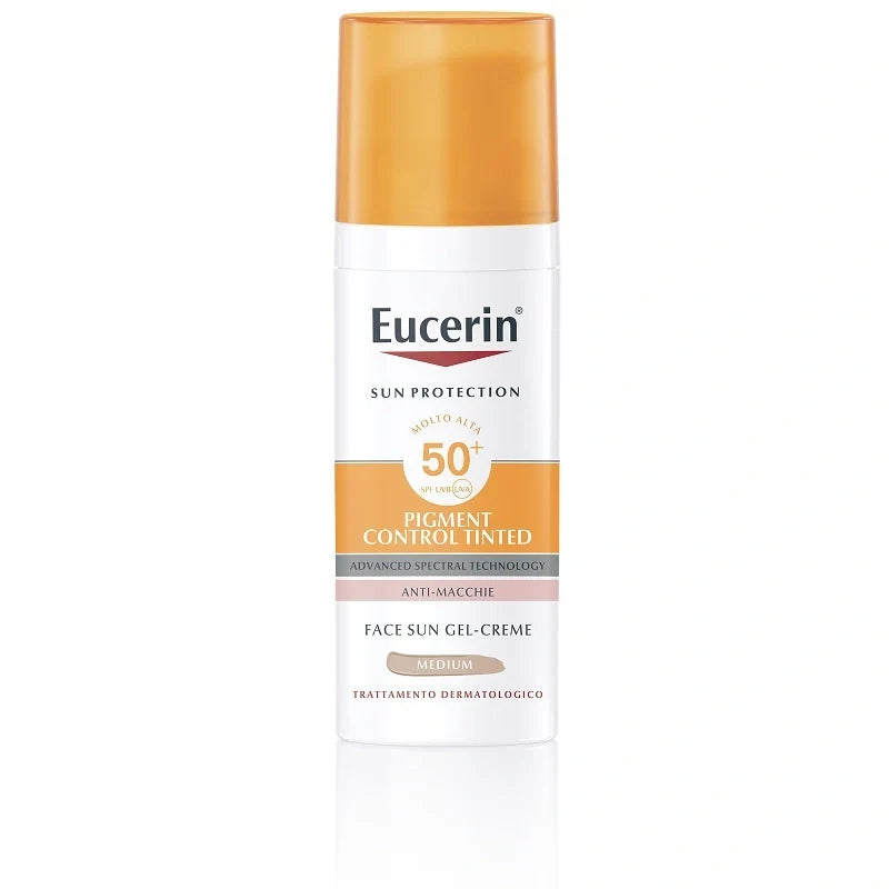 Eucerin Sun Pigment Tinted 50+, 50 ml, protezione solare