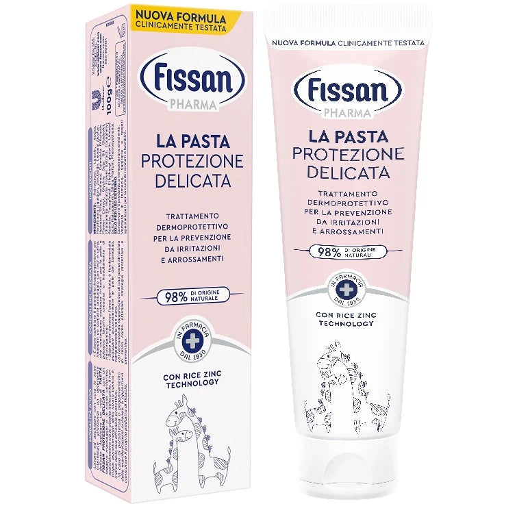 Fissan Pasta Protettiva Delicata 100 g, cosmetici, protezione pelle bambini