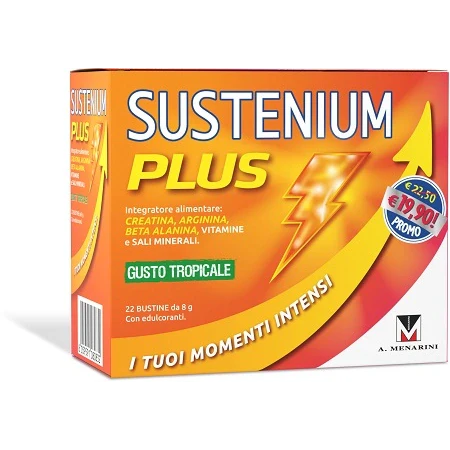 A.Menarini Sustenium Plus Tropical 22 Bustine Integratore