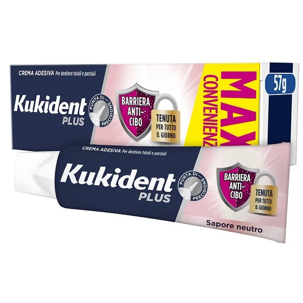 Procter & Gamble Kukident Plus Barri Crema Adesiva Dentiere 57g Dispositivo medico