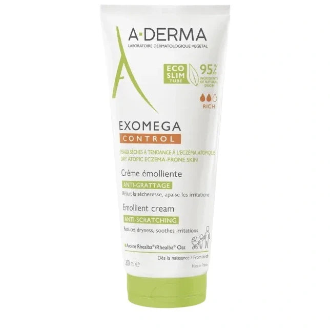 Aderma Crema Emolliente Exomega Control 200ml Cosmetici