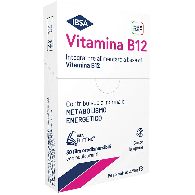 Ibsa Vitamina B12 30 film orali Integratori