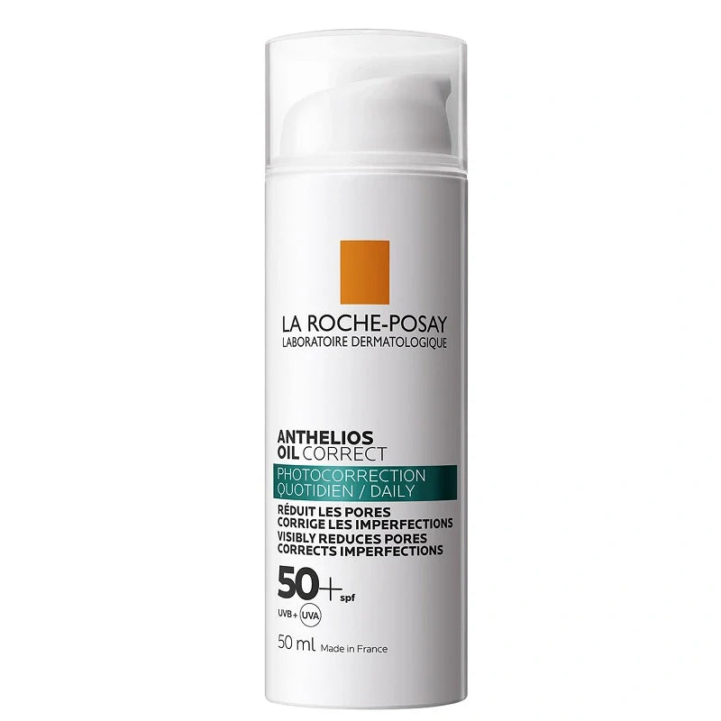 La Roche Posay Anthelios Oil Correct SPF50+ 50 ml, protezione solare corpo