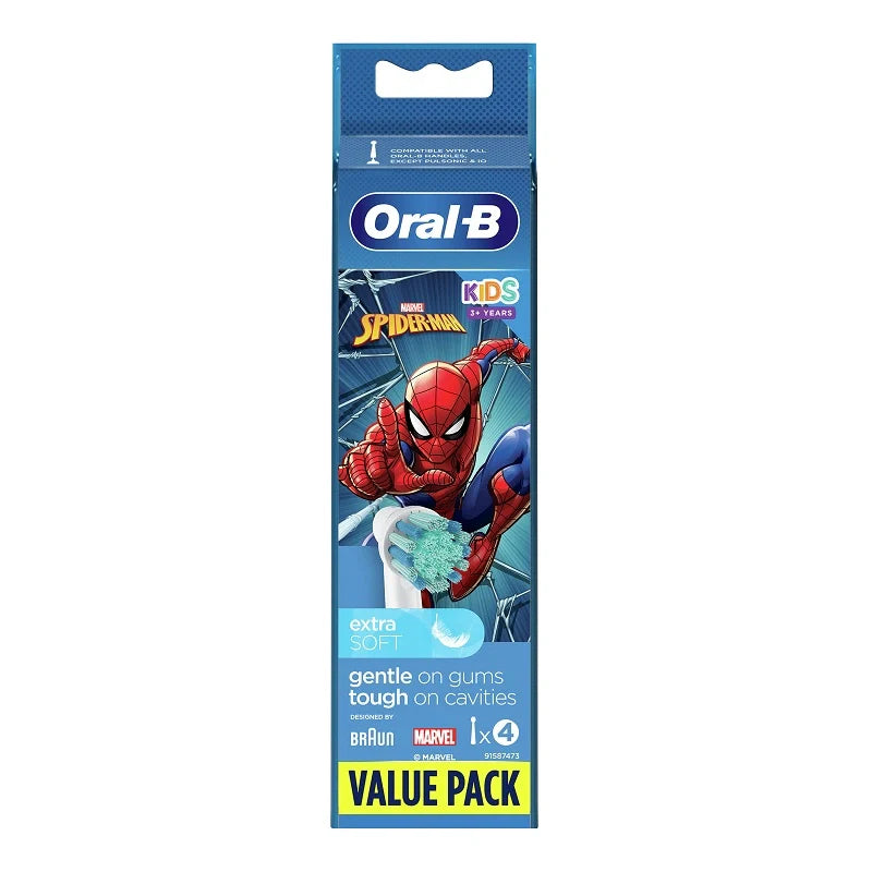 Procter & Gamble Oral-B Kids Spiderman Testine 4 Pezzi Parafarmaci