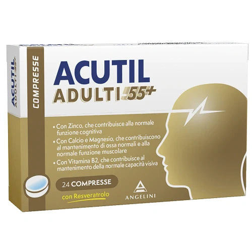 Angelini Acutil Adulti 55+ 24 Compresse Integratori