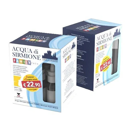 Terme di Sirmione Acqua Sirmione Family Pack 12 Flaconcini Parafarmaco