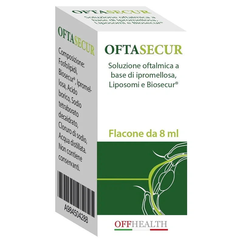 Offhealth Oftasecur Biosecur Collirio 8 ml Dispositivo medico