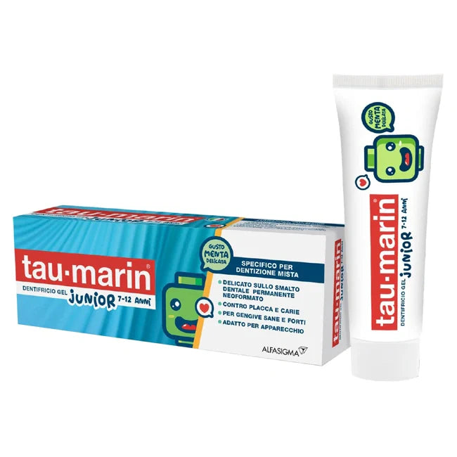 Alfasigma Tau Marin Dentifricio Gel Junior 7-12 Anni 50 ml Dentifrici