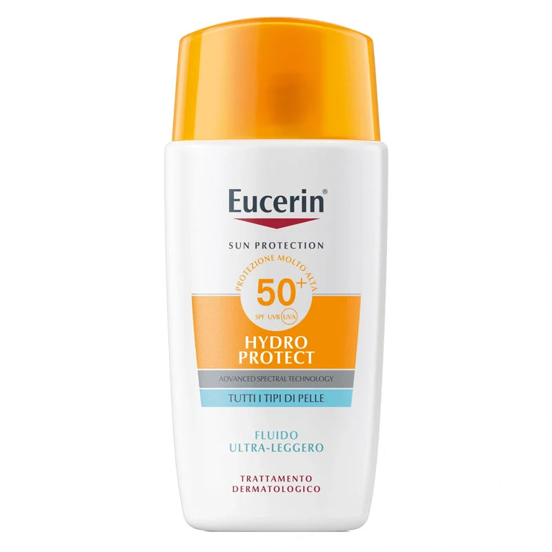 Eucerin Sun Face Hydro Protect SPF50+ 50 ml, protezione solare viso