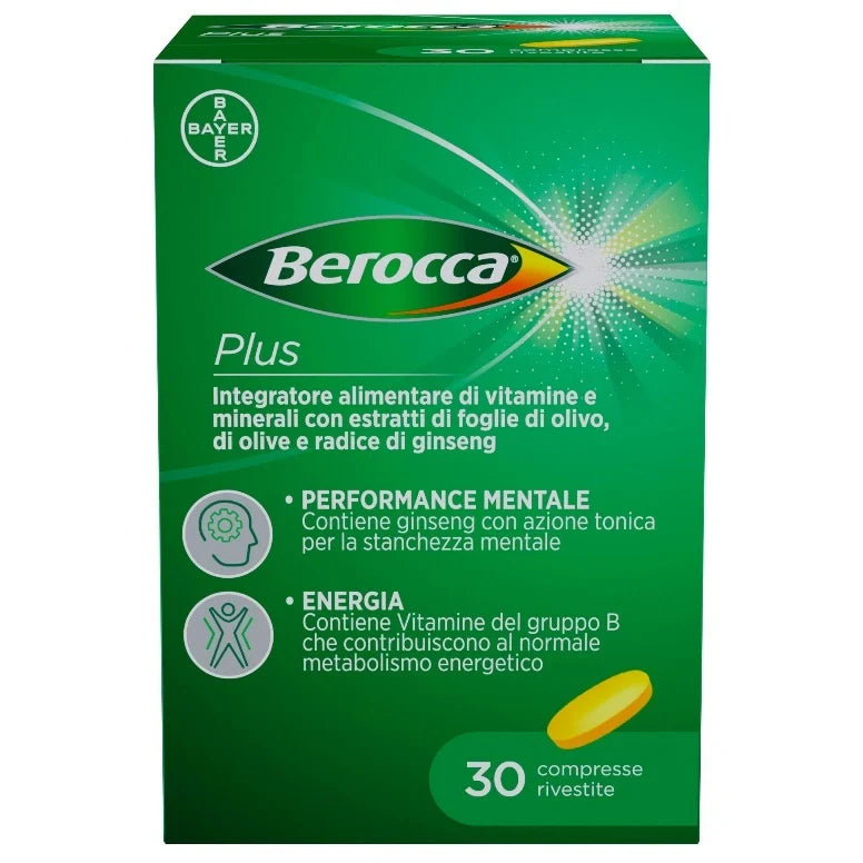 Bayer Berocca Plus 30 Compresse Integratori