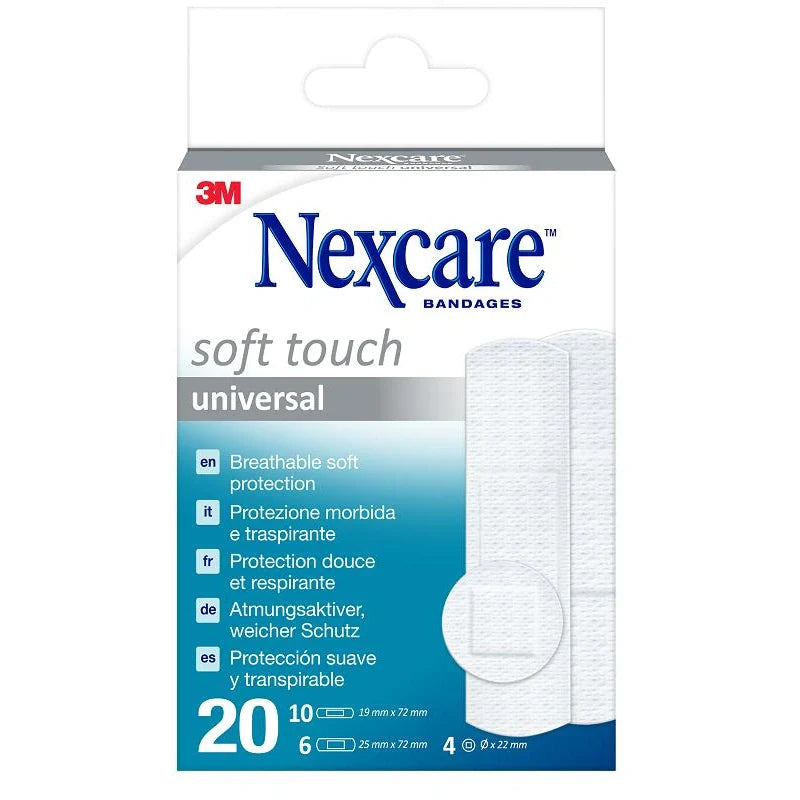 Nexcare cerotti soft touch 20 pz, dispositivo medico, cerotti