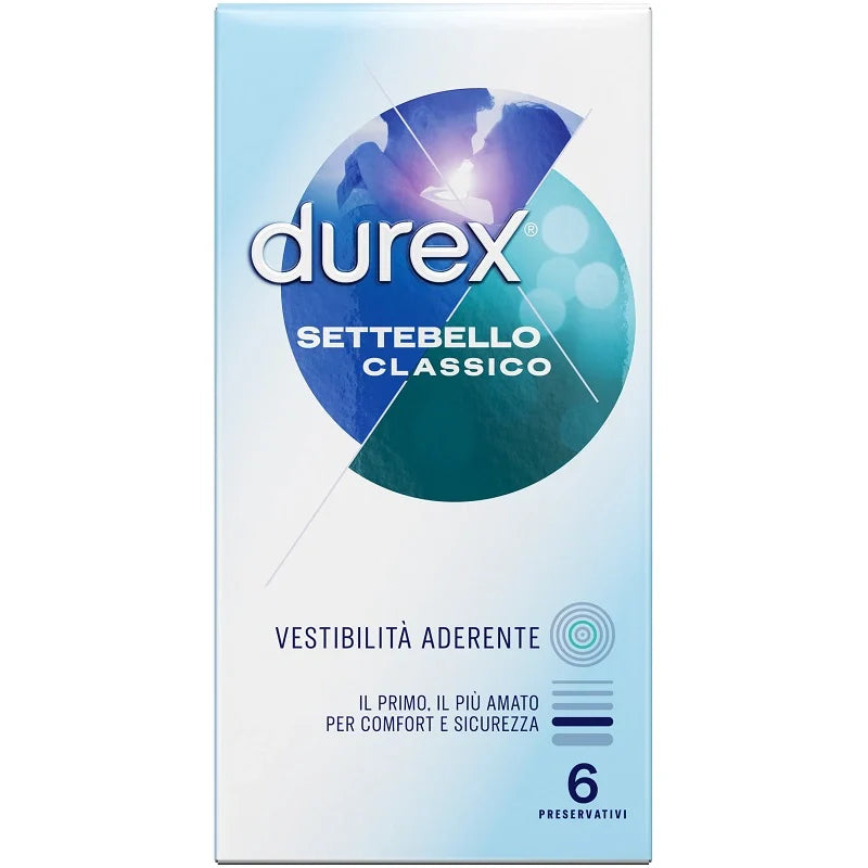 Durex Settebello Classico 6pz, profilattici, dispositivo medico