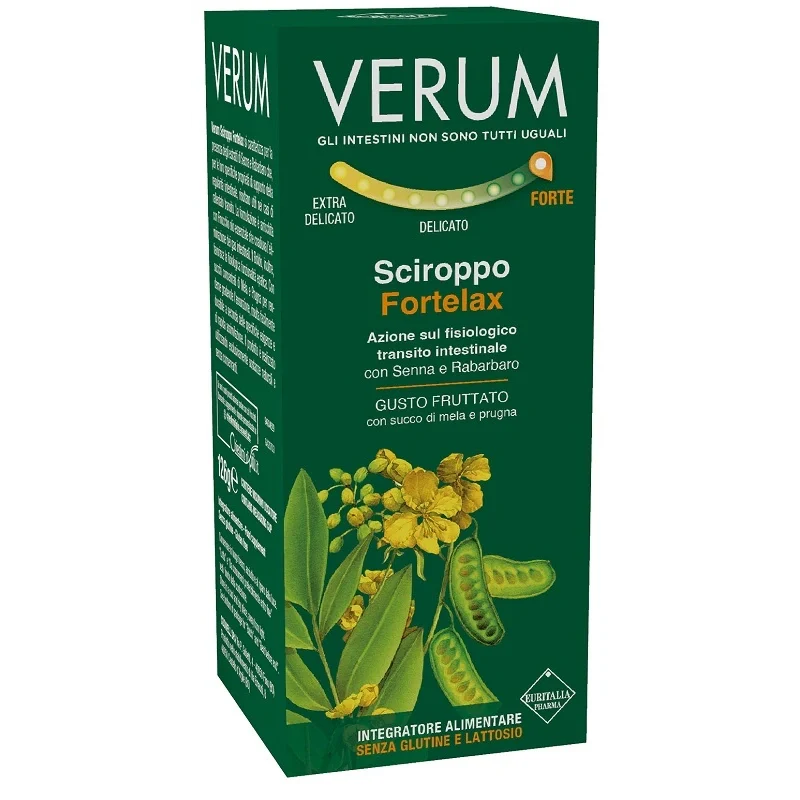 Euritalia Pharma Verum Fortelax Sciroppo 126 g Parafarmaco