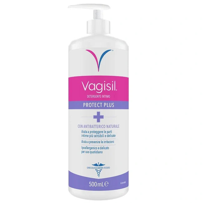 Vagisil Detergente Protect Plus 500 ml, detergente per igiene intima