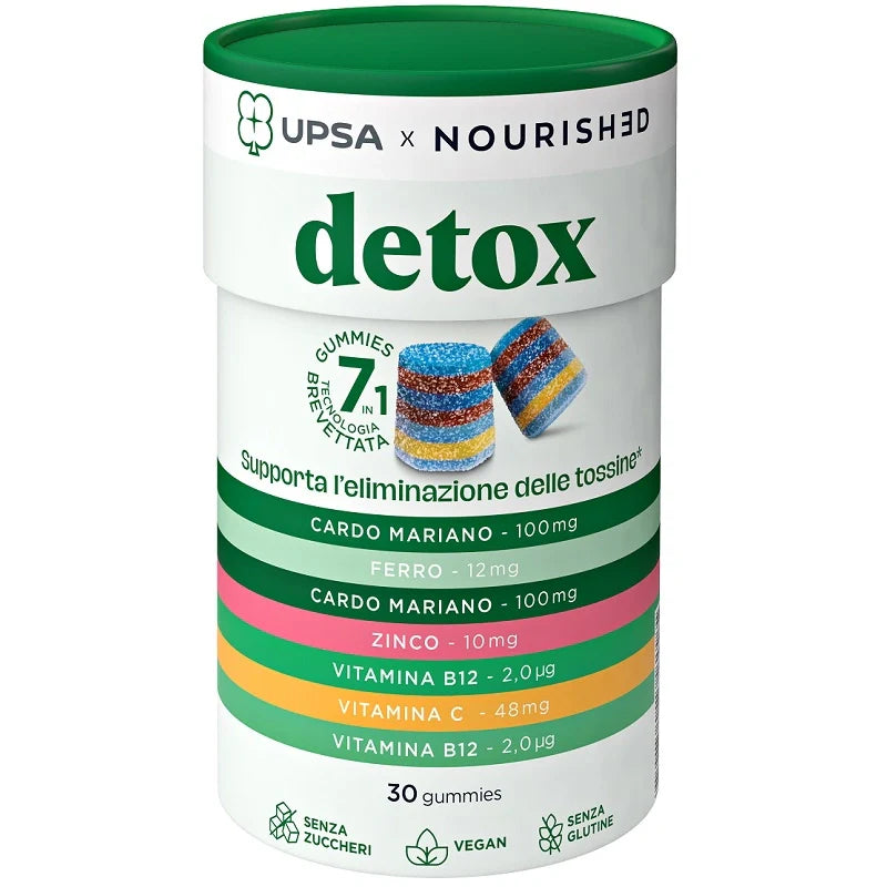 Upsa Nourished Detox 30 Gummies, integratore detox, categoria salute