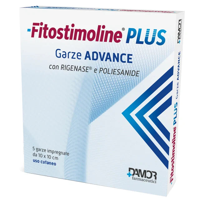 Farmaceutici Damor Fitostimoline Plus Garze 10x10 cm Dispositivo medico