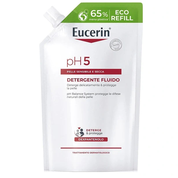 Eucerin Ph5 Washlotion Ricarica 400 ml, Parafarmaco per Igiene