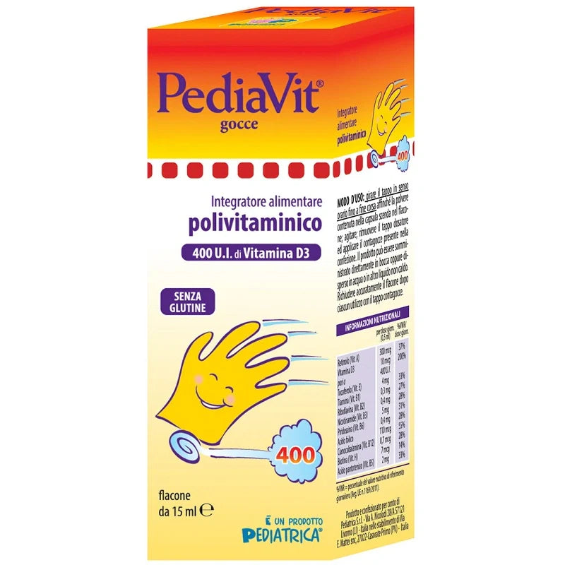 Pediatrica Pediavit Gocce 15 ml Integratore per bambini