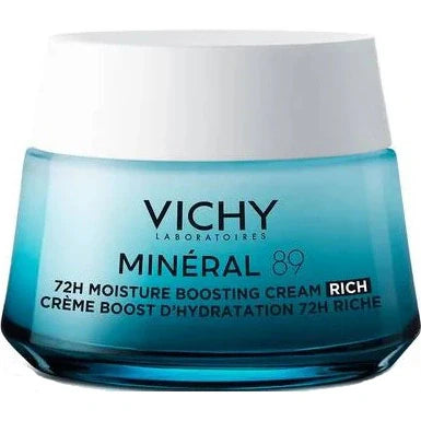 Vichy Minéral 89 Crema Ricca 50ml, cosmetico idratante per il viso