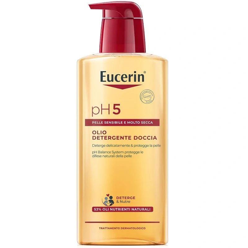Eucerin pH5 Olio Doccia 400 ml, cosmetico per igiene personale