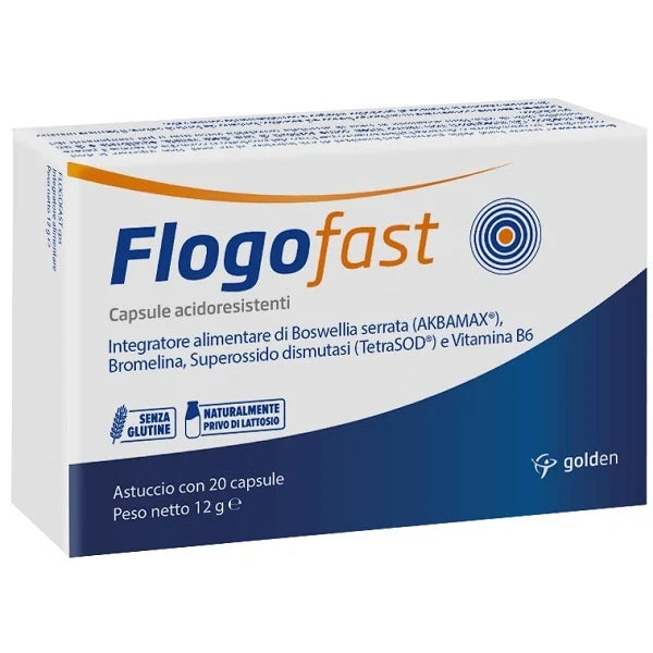Golden Pharma Flogofast 20 capsule Integratori muscolari