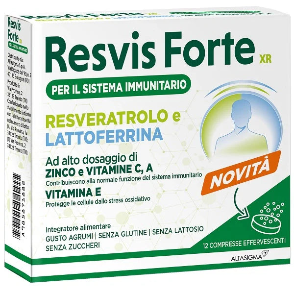 Alfasigma Resvis Forte XR 12 compresse effervescenti Integratori