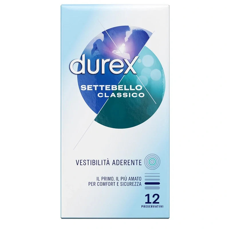 Durex Settebello Classico 12pz, preservativi, dispositivi medici
