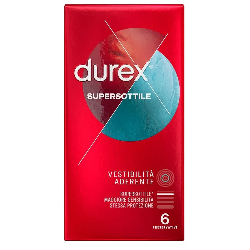 Durex Supersottile Close Fit 6 Pezzi, Dispositivi medici, preservativi