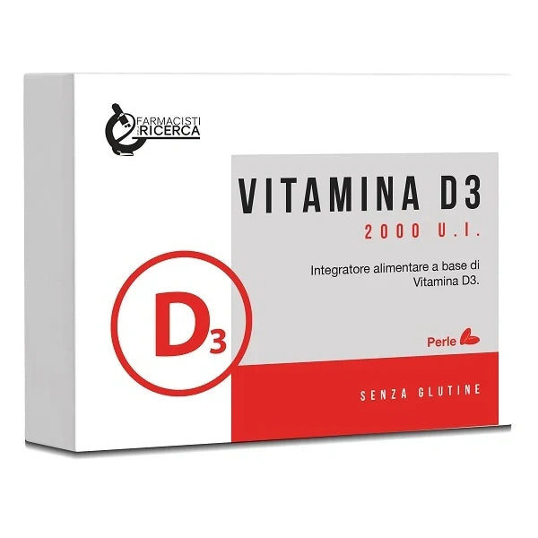 L.R.B. Vitamina D3 2000UI 60 Perle, Integratori
