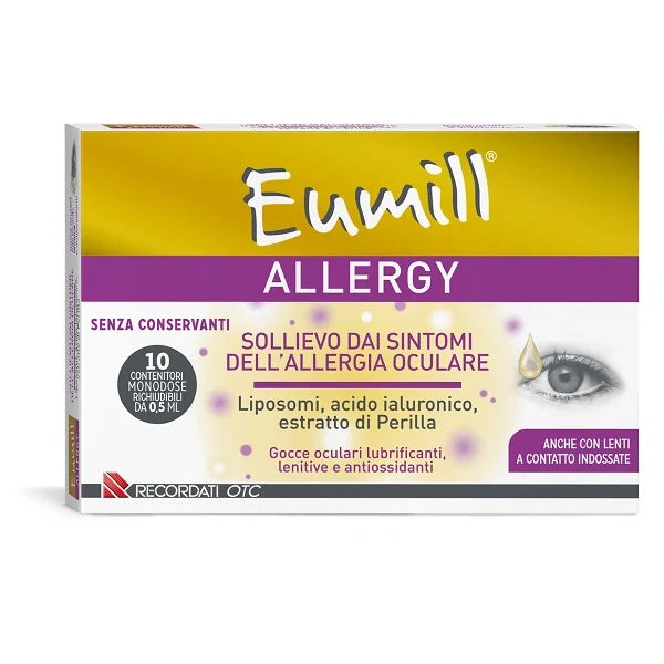 Recordati Eumill Allergy Gocce Oculari 10 Flaconi Dispositivo Medico