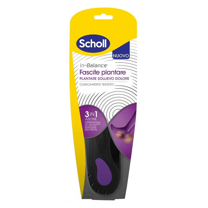 Scholl In-Balance Plantare Fascite S, Dispositivo medico, Plantari ortopedici