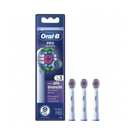 Procter & Gamble Oral-B Power Refill 3D White 3pz Parafarmaci