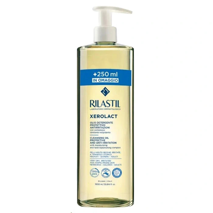 Rilastil Xerolact Olio 1000 ml, Parafarmaco, Idratante